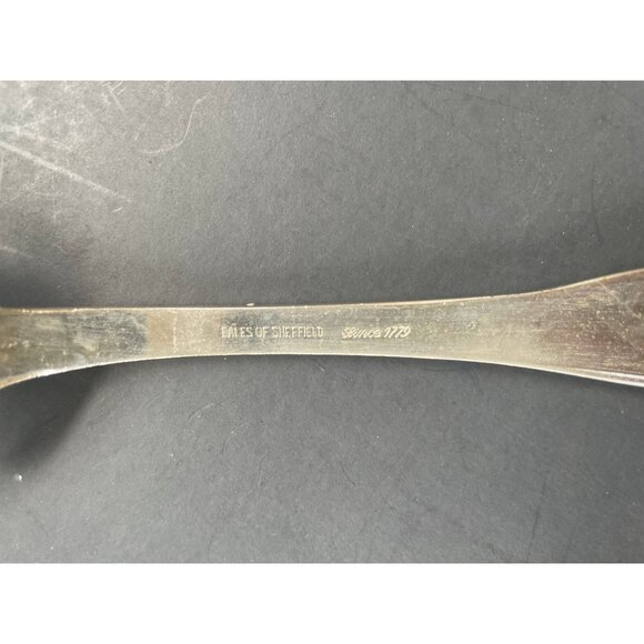 Vintage Serving Fork & Spoon set by Eales of Shelffield since 1779 diner party - Picture 8 of 10